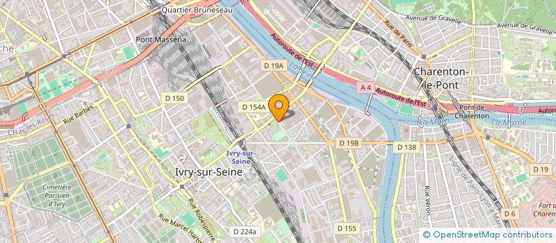 localisation de l'entreprise FILMAR à IVRY-SUR-SEINE