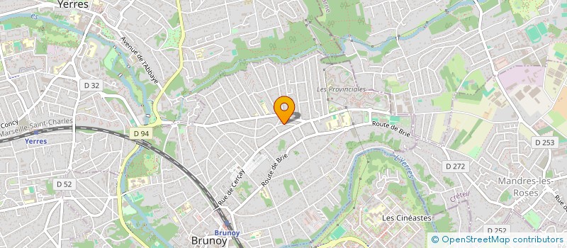 localisation de l'entreprise FILMATURE à BRUNOY