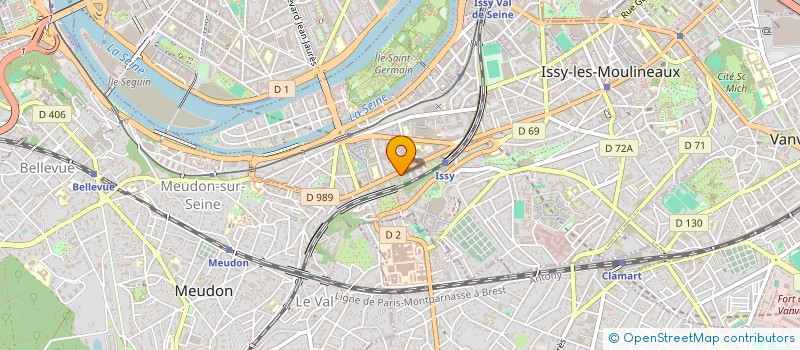localisation de l'entreprise FILMBOOK à ISSY-LES-MOULINEAUX