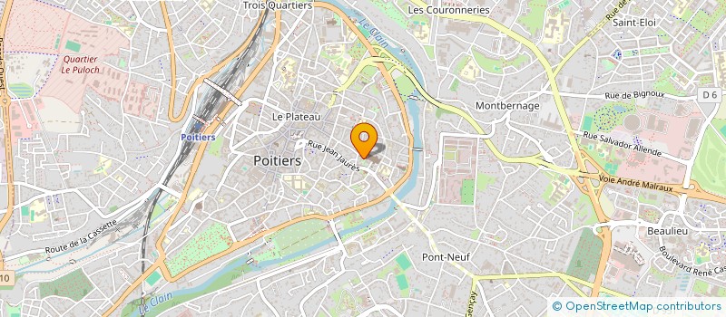 localisation de l'entreprise FILMER LE TRAVAIL à POITIERS