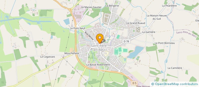 localisation de l'entreprise FILMOTHEQUE GENEALOGIQUE DU PAYS DE RETZ à SAINT-PERE-EN-RETZ