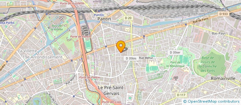 localisation de l'entreprise FILMS CONCEPT ASSOCIES à PANTIN