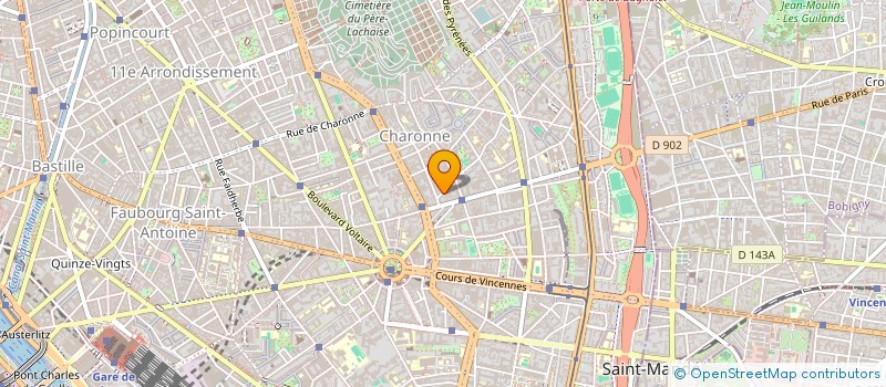 localisation de l'entreprise FILMS DE  PARIS