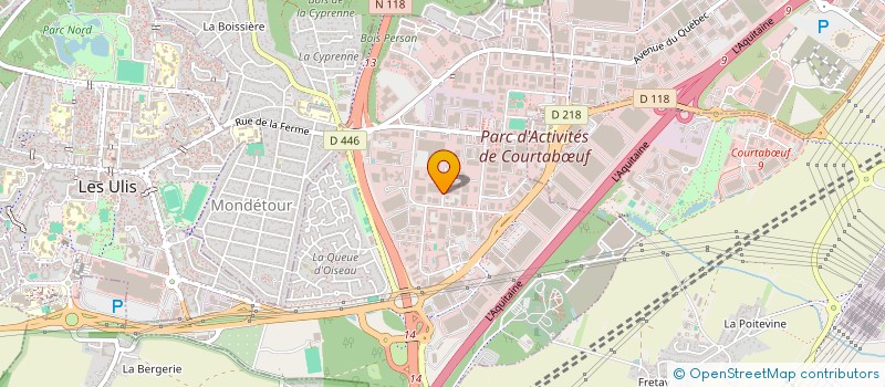 localisation de l'entreprise FILMS DISTRIBUTION à LES ULIS