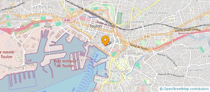 localisation de l'entreprise FILMS ET CULTURE EN REGION  TOULON