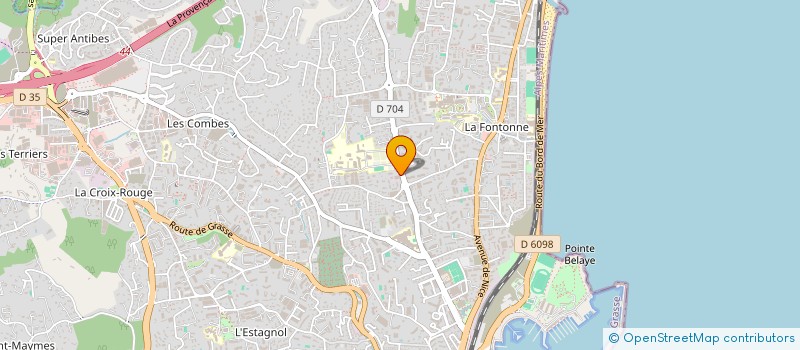 localisation de l'entreprise FILMS ET TOILES  ANTIBES