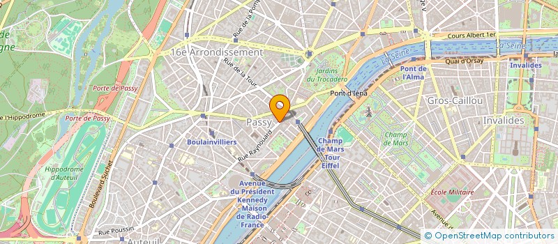 localisation de l'entreprise FILMTEL  PARIS