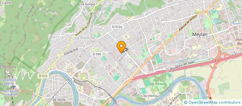 localisation de l'entreprise FILMUSIC  MEYLAN