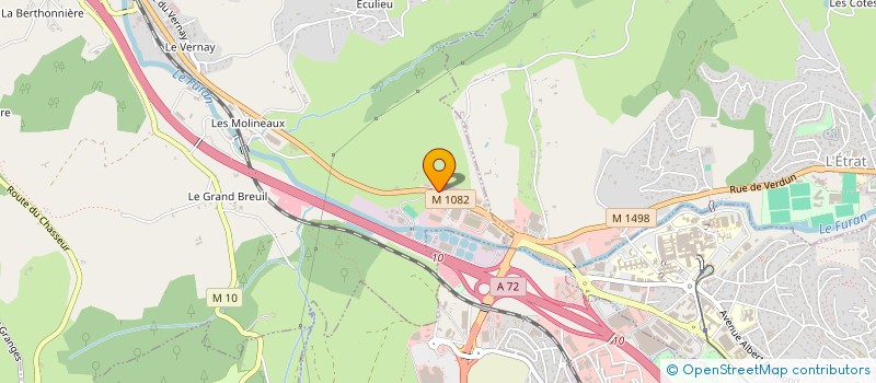 localisation de l'entreprise FILO  LA FOUILLOUSE