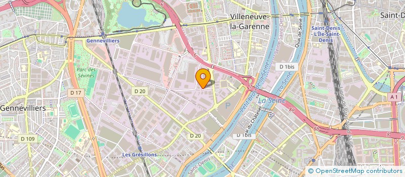 localisation de l'entreprise FILO TAXIS à VILLENEUVE-LA-GARENNE