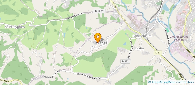 localisation de l'entreprise FILOCHE DE L'YSSANDONNAIS  SAINT-AULAIRE