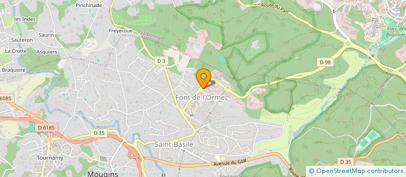 localisation de l'entreprise FILODOXIA  MOUGINS