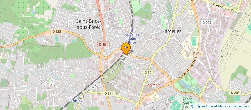 localisation de l'entreprise FILOL  SARCELLES