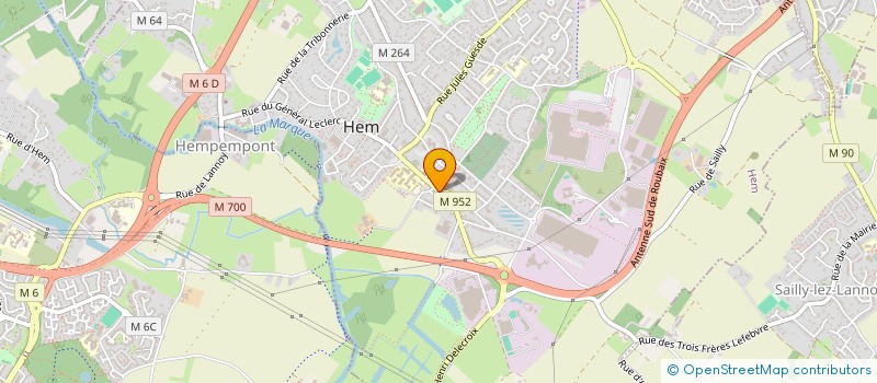 localisation de l'entreprise FILOMENE SAS à HEM