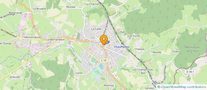 localisation de l'entreprise FILON TRANSPORTS  CHAUFFAILLES