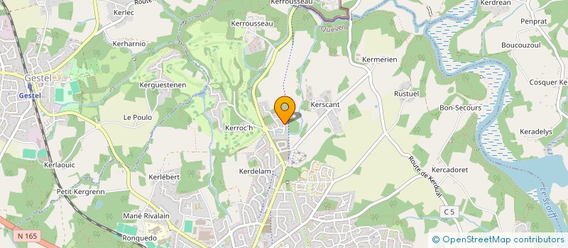 localisation de l'entreprise FILONAT  QUEVEN