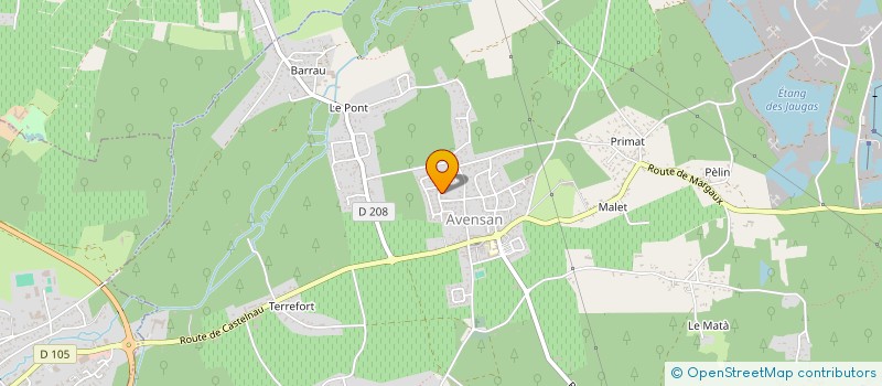 localisation de l'entreprise FILONI  AVENSAN