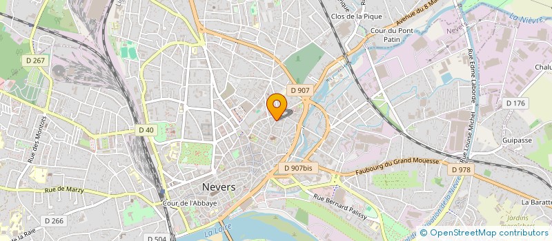 localisation de l'entreprise FILOPAT à NEVERS