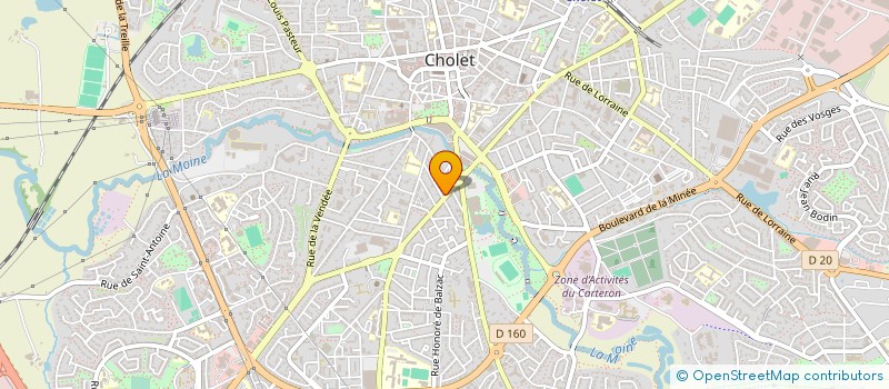 localisation de l'entreprise FILOQUE FORMATIONS CONDUITES à CHOLET