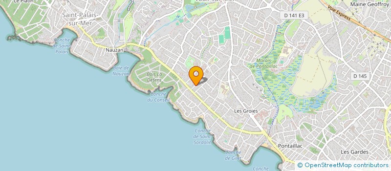 localisation de l'entreprise FILOR 17  VAUX-SUR-MER