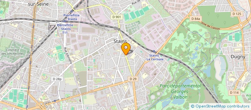 localisation de l'entreprise FILORIENT à STAINS