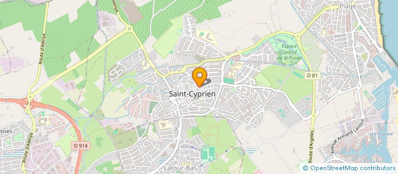localisation de l'entreprise FILOU  SAINT-CYPRIEN