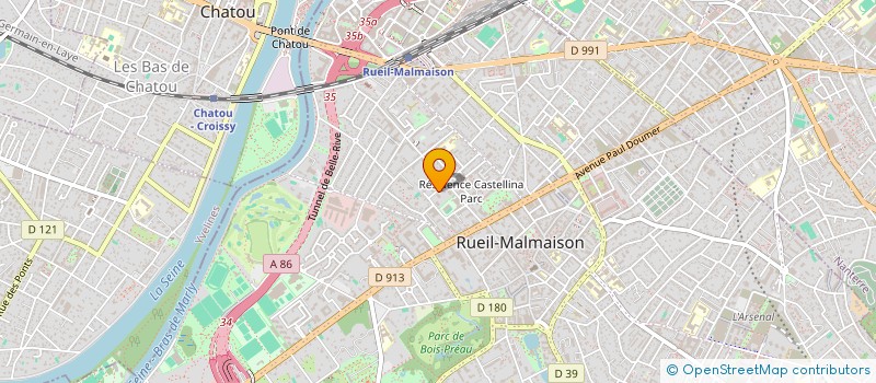 localisation de l'entreprise FILOU MUSIQUE à RUEIL-MALMAISON
