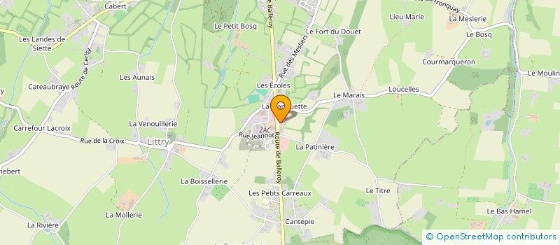 localisation de l'entreprise FILOUEST  LE MOLAY-LITTRY