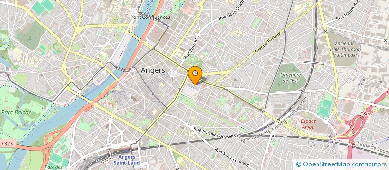 localisation de l'entreprise FILOUFI à ANGERS