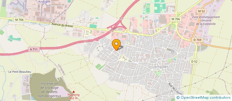 localisation de l'entreprise FILOULI  LEMPDES