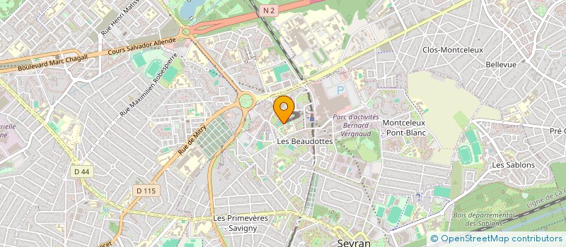 localisation de l'entreprise FILOUTECH à SEVRAN