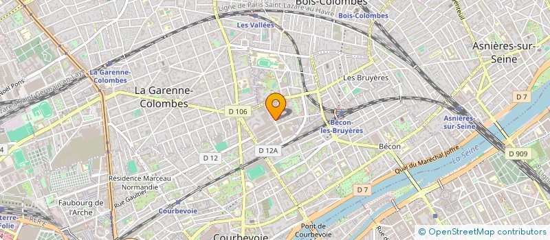 localisation de l'entreprise FILOVENT INVEST  COURBEVOIE