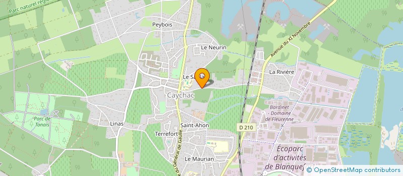 localisation de l'entreprise FILPERIC à BLANQUEFORT