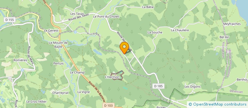 localisation de l'entreprise FILS DE DISQUES à LE CHAMBON SUR LIGNON