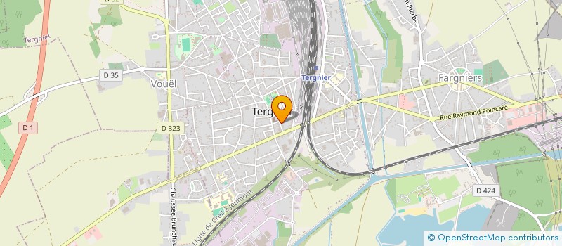 localisation de l'entreprise FILS DE LUNE  TERGNIER