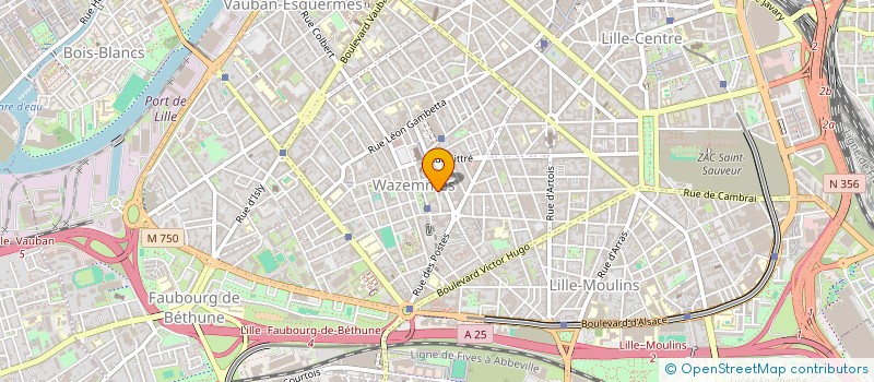 localisation de l'entreprise FILS ET FILLES DU BURUNDI DU NPDC à LILLE