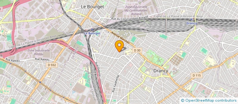 localisation de l'entreprise FILTECH  DRANCY