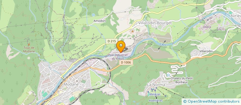 localisation de l'entreprise FILTECH FRANCE  MODANE