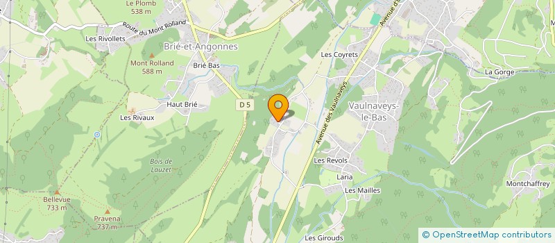 localisation de l'entreprise FILTERS & SOLUTIONS  SAINT-MARTIN-D'URIAGE