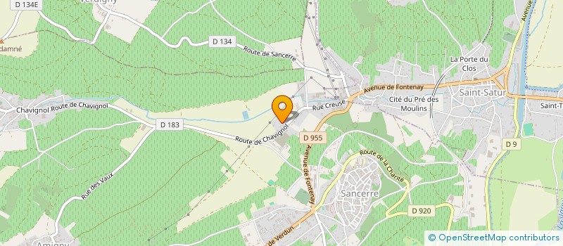 localisation de l'entreprise FILTR' VIN à SANCERRE
