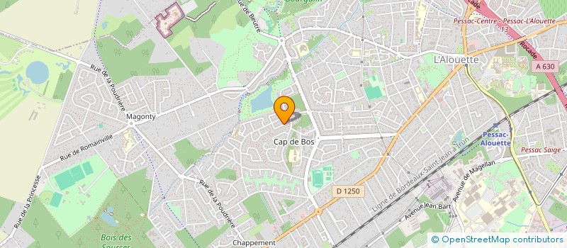 localisation de l'entreprise FILTRAM à PESSAC