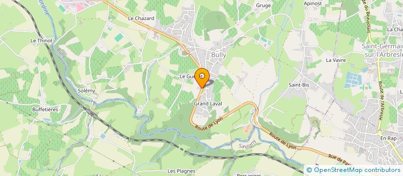 localisation de l'entreprise FILTRASEP  BULLY