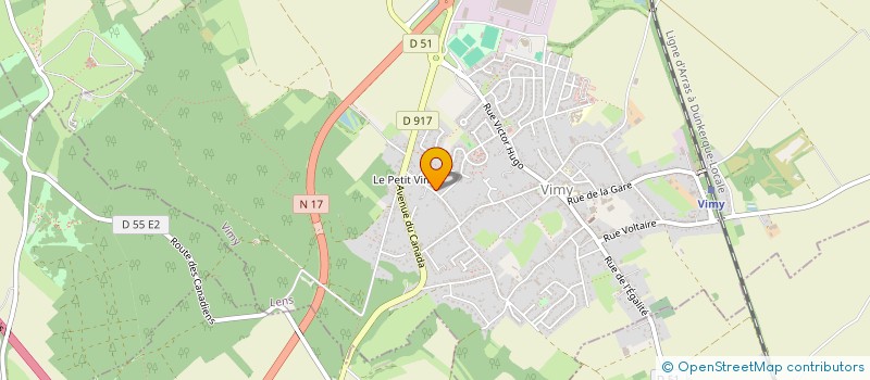 localisation de l'entreprise FILTRASERV  VIMY