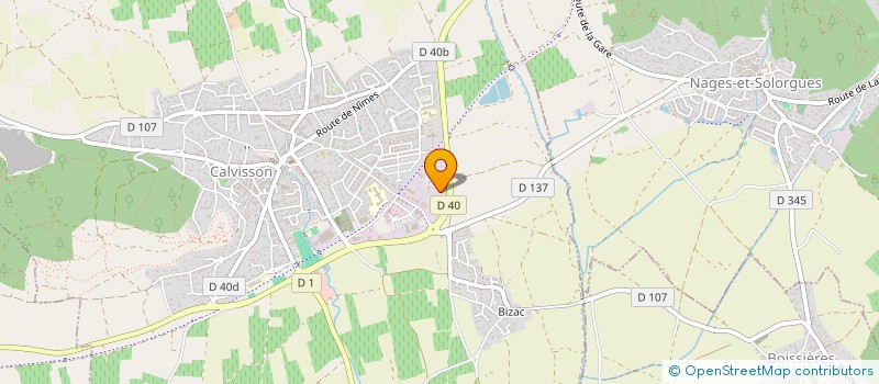 localisation de l'entreprise FILUM  CALVISSON