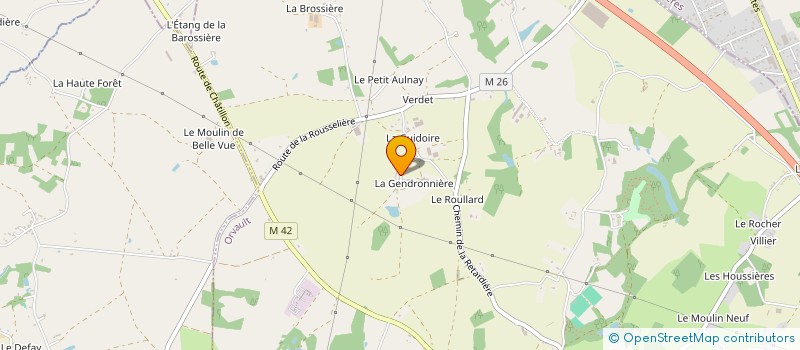localisation de l'entreprise FILUMENA à ORVAULT