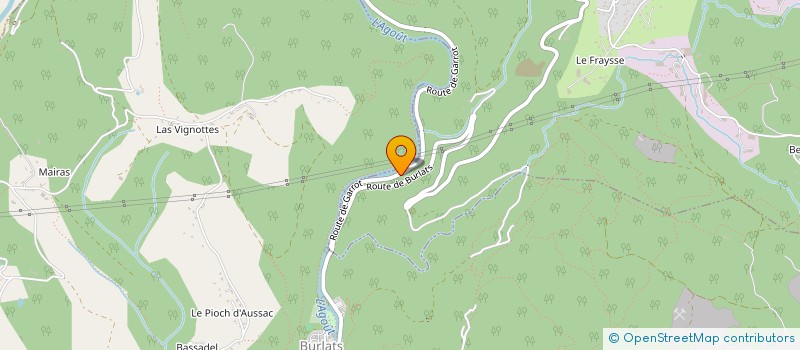 localisation de l'entreprise FILVAL à LACROUZETTE