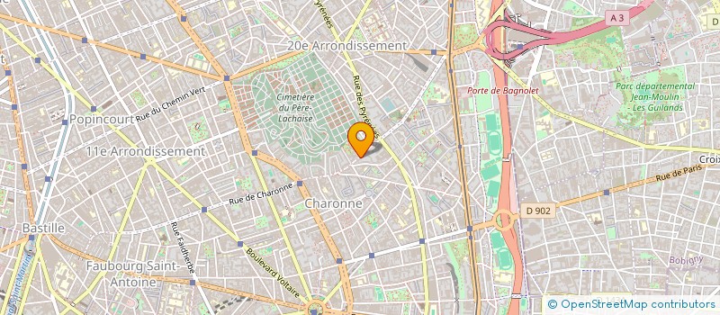 localisation de l'entreprise FILVER à PARIS