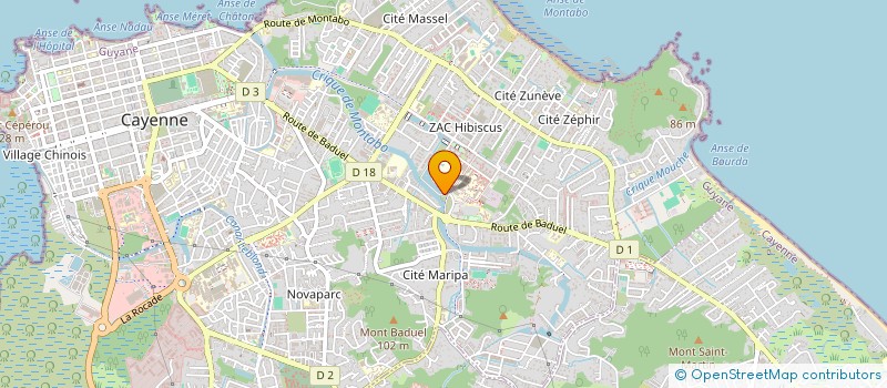 localisation de l'entreprise FILYA IMMOBILIER  CAYENNE