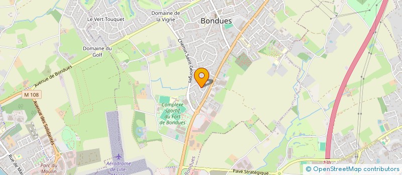 localisation de l'entreprise FIM  BONDUES