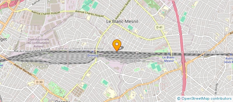localisation de l'entreprise FIM à LE BLANC-MESNIL